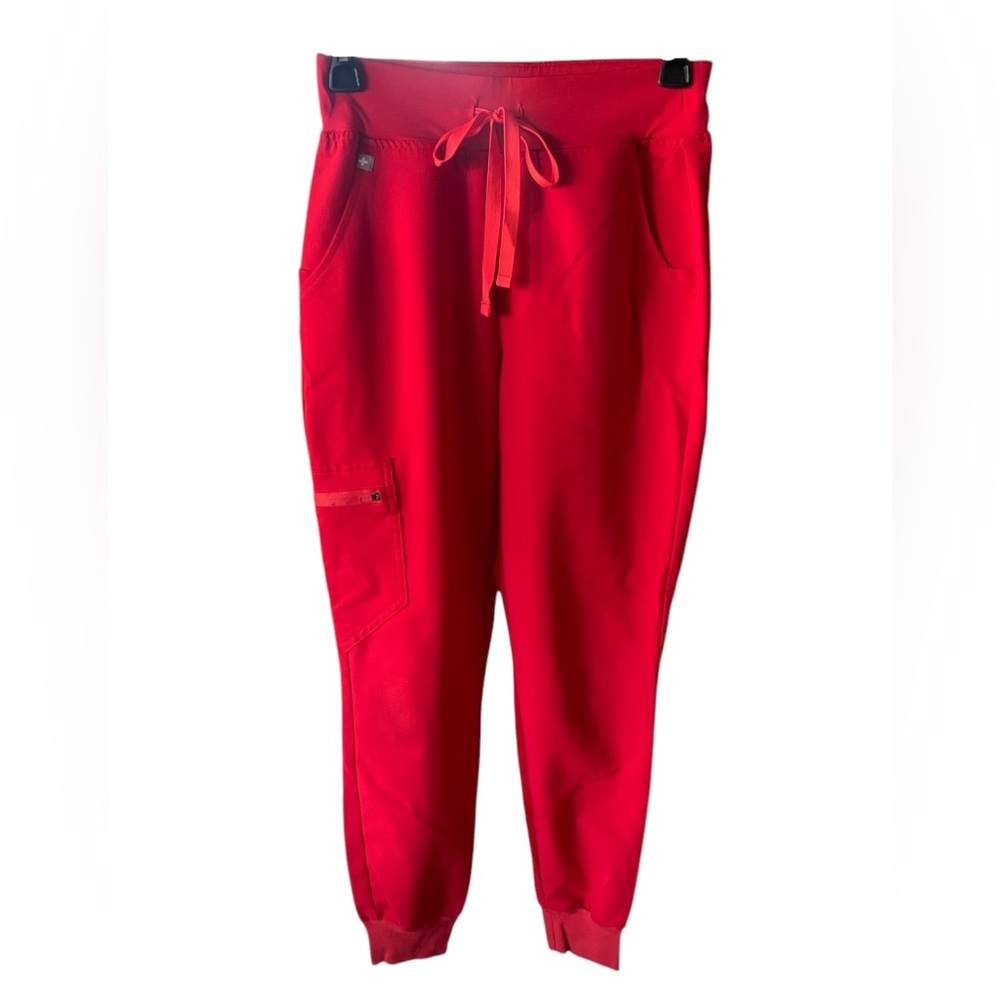 Red figs scrub pants
